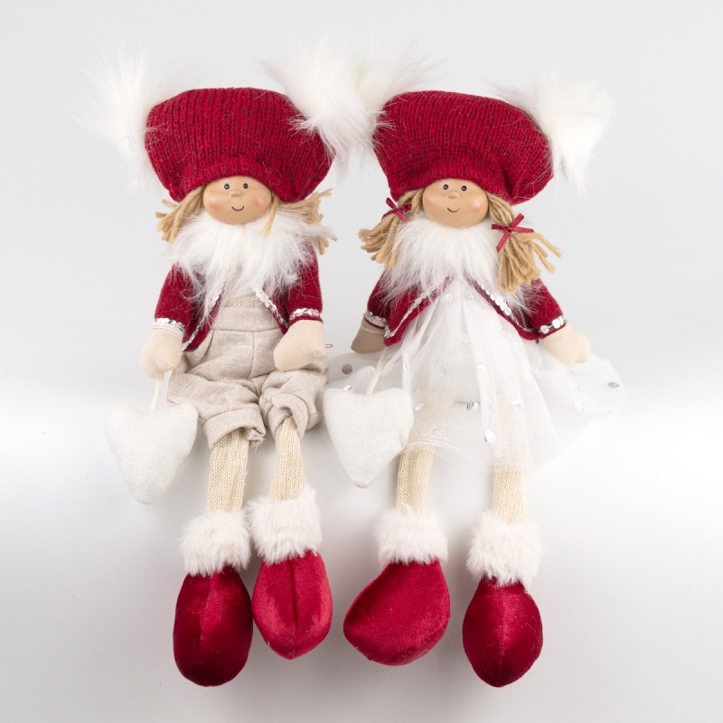 Интерьерная кукла Азалия Мальчик и Девочка сидящие в ассортименте Азалия DMH-AT174230023AB-8