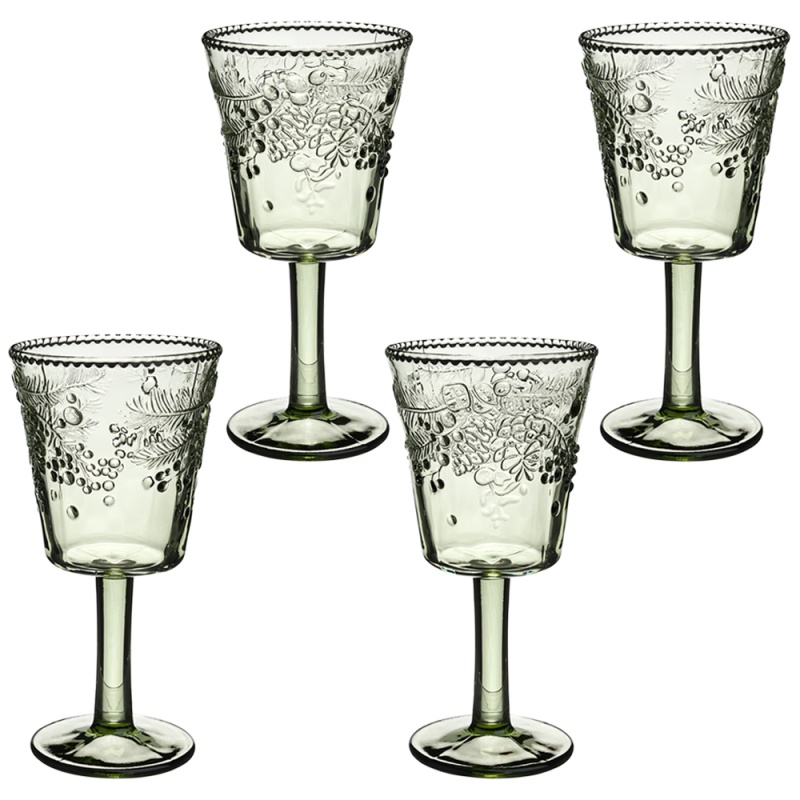 Набор бокалов 280 мл Lefard Celebration зеленый 4 шт 2590₽