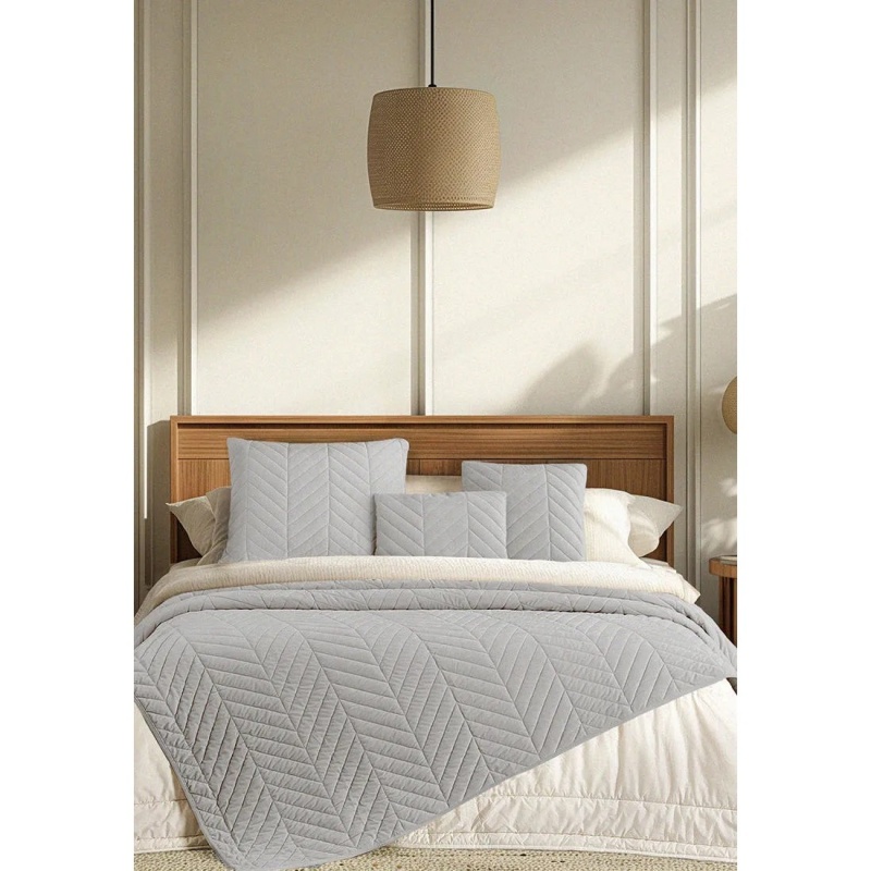 Покрывало 240 х 260 см The Eleventh Kingdom Bexley серебро 13390₽