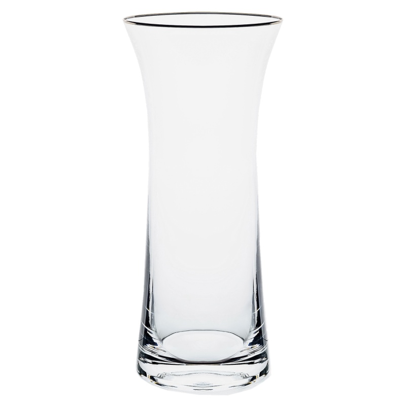 Ваза для светов с серебряной обводкой 250 мл Crystalex прозрачный ваза 24 5 см crystalex оптика