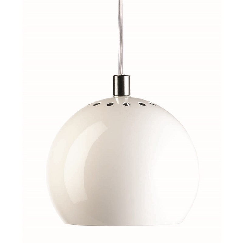 Лампа подвесная Ball белая глянцевая Frandsen CKH-1115006006001 - фото 1
