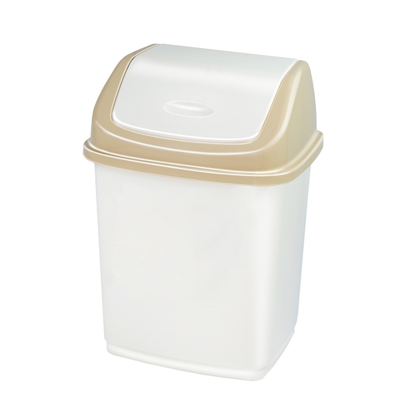 Контейнер для мусора 18 л Эльфпласт Ромашка в ассортименте 973₽