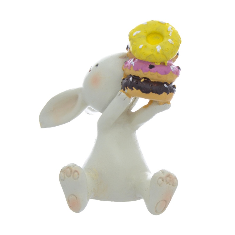 Статуэтка 9,8 х 6,5 см Repast Кролик с пончиками статуэтка 9 х 5 6 см repast кролик с розовым пончиком