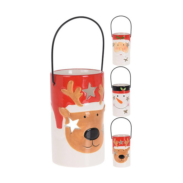 

Подсвечник с рождественским дизайном