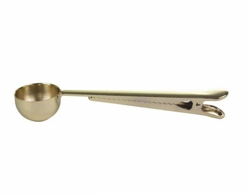 Ложка-зажим мерная Bradex золотой ложка мерная с зажимом 30 мл 18×4 3×3 см микс