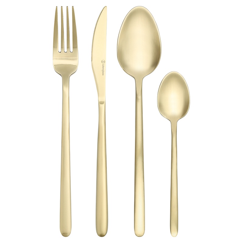 Набор столовых приборов 16предм Pure золото матовые 5900₽