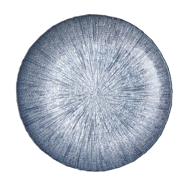 Тарелка 28 см СИЯНИЕ НОЧИ серебро 2790₽