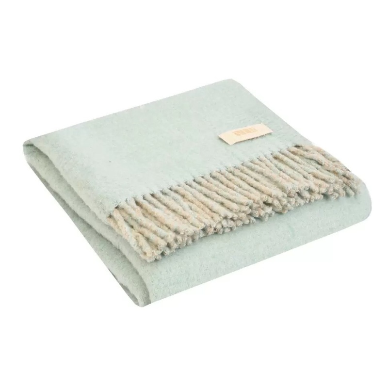 Плед 120 х 180 см Valerie Concept Mumbai Duo мятный 20190₽