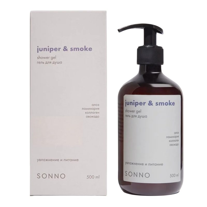 Гель для душа 500 мл Sonno Home Juniper Smoke 2390₽