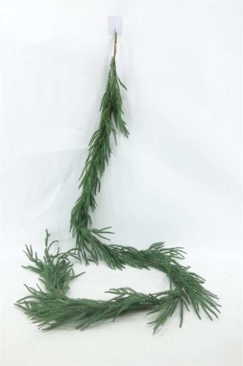 Гирлянда еловая 270 см Азалия зеленая