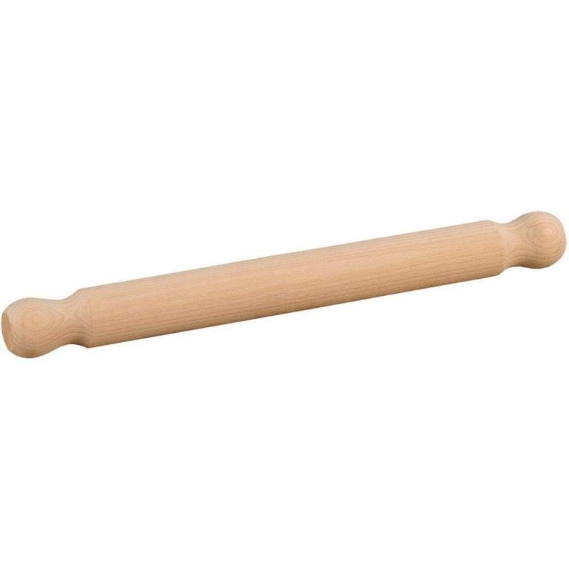 Скалка деревянная 40 см Kesper скалка деревянная magistro 43×4 см вращающаяся с фигурными ручками акация