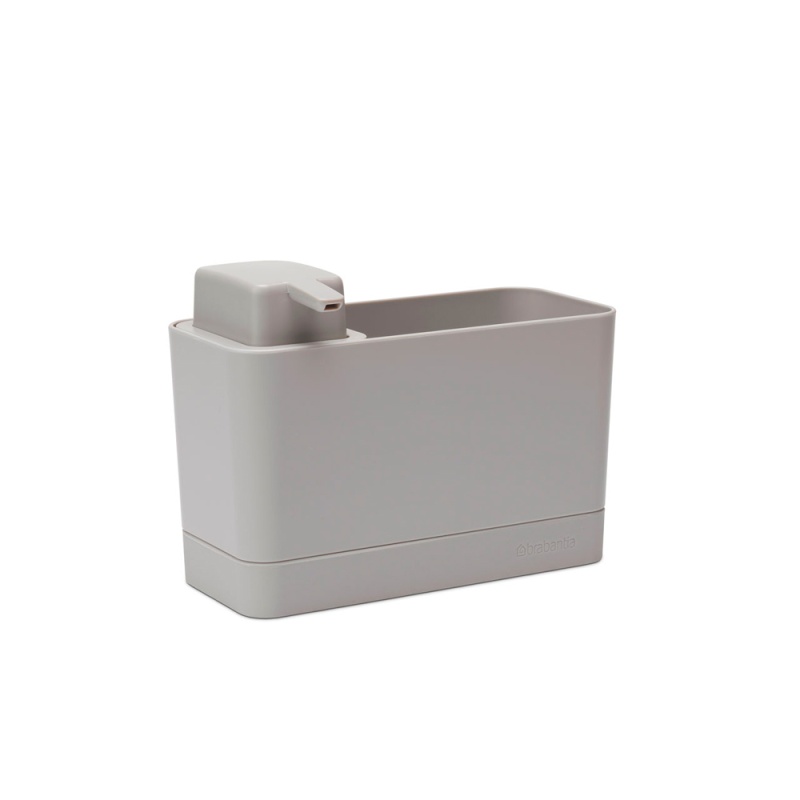 Органайзер для раковины с диспенсером Brabantia Sink Side серый смеситель для раковины kludi pure style 403850575
