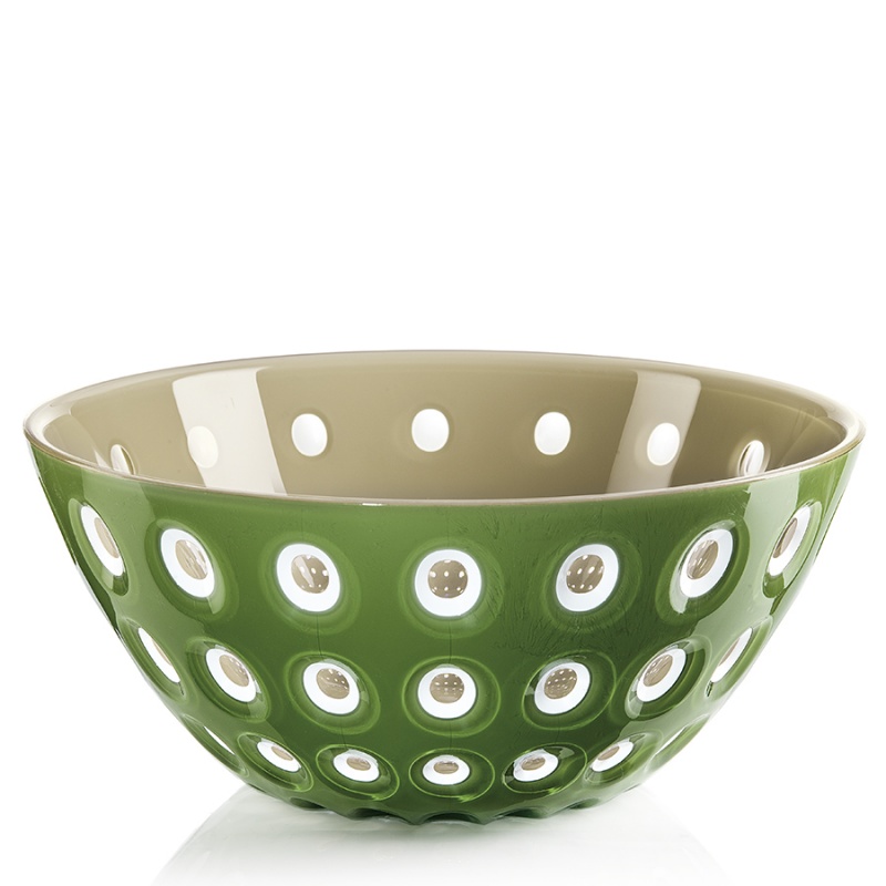 

Салатница 25 см Guzzini Le Murrine тёмно-зелёный