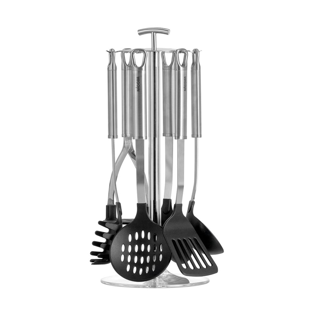 Набор инструментов кухонных с нейлоновым покрытием 7 предметов Nadoba Anezka лопатка кулинарная силиконовая nadoba karolina