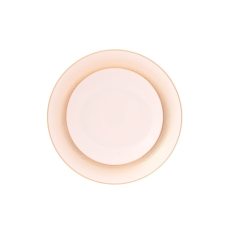 Набор тарелок суповых 23,5 см Falkenporzellan Deluxe Shape Rio White Gold 6 шт.