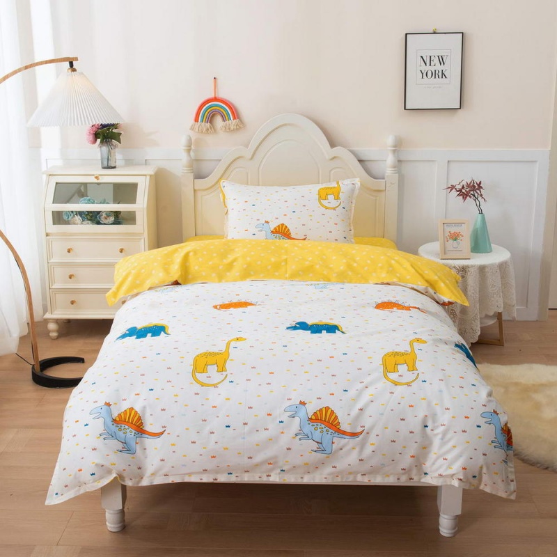 Комплект постельного белья детский Sofi de Marko Дино жёлтый комплект постельного белья полутораспальный sofi de marko ида