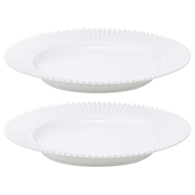 Набор из двух тарелок белого цвета из коллекции edge, 26 см Tkano DMH-TK22-TW_PL0014