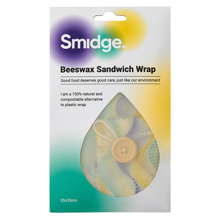 Обертка для сэндвича многоразовая 35 х 35 см Smidge Wave Smidge CKH-SMID83W - фото 4