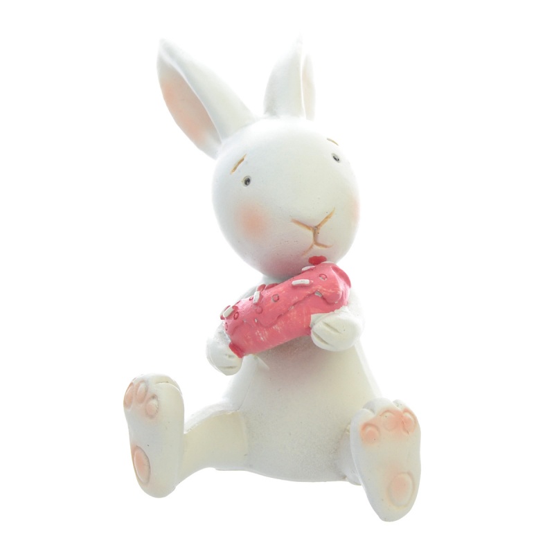 Статуэтка 9 х 5,6 см Repast Кролик с розовым пончиком Repast CKH-51466 - фото 1