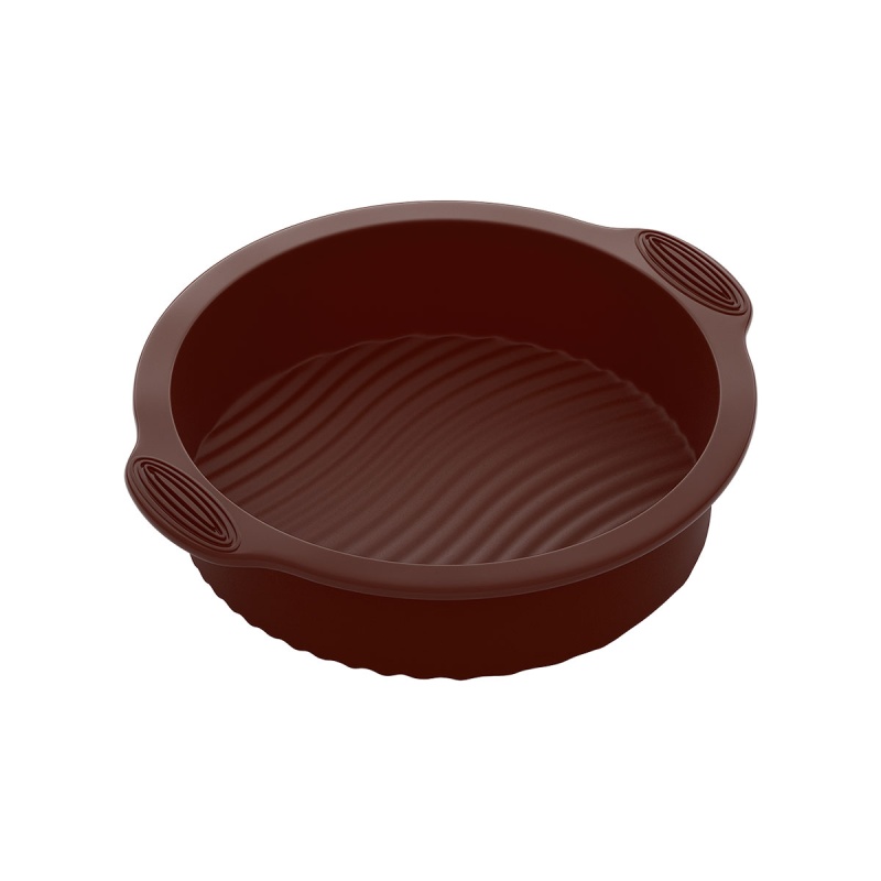 Форма для выпечки круглая силиконовая 28 см Nadoba Alenka форма для запекания силикон 25 5х6 5 см круглая розовая daniks savory y4 4968