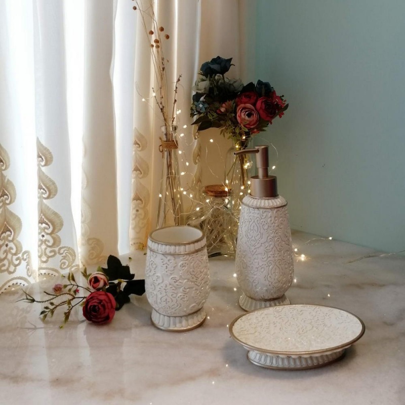 

Набор аскессуаров для ванной Sofi de Marko №37 бежевый