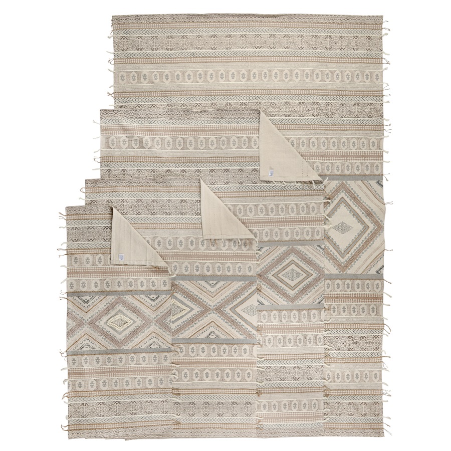 Ковер из хлопка, шерсти и джута с геометрическим орнаментом из коллекции ethnic, 200х300 см Tkano DMH-TK20-DR0013 - фото 4