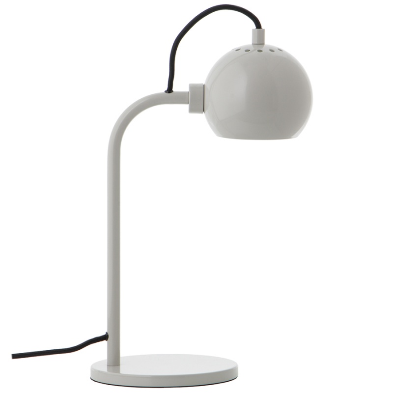 Лампа настольная 24 х 34 см Frandsen Ball светло-серый глянцевый Frandsen CKH-123420