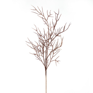 Декоративная ветка с глиттером 68 см Азалия коричневый декоративная фигура азалия олень лежащий коричневый
