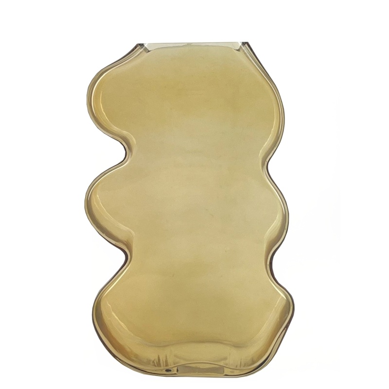 Ваза для цветов 25 см Dariis Янтарная