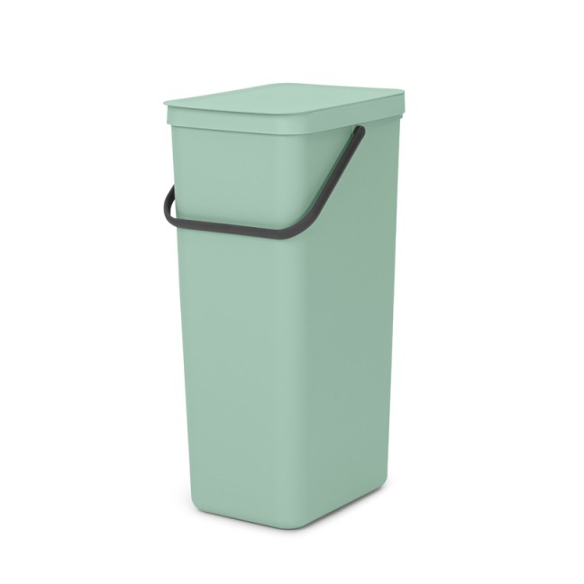 Ведро для мусора 40 л Brabantia Sort & Go мятно-голубой профиль swix держатель мешка для мусора для столов t75w t76 t0075 wh