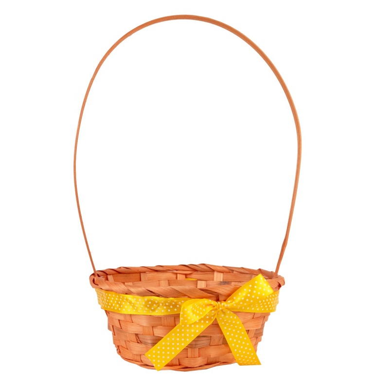 Корзина плетеная 20 x 9 x 38 см Азалия оранжевая 399₽