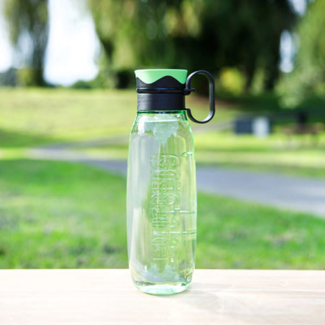 Бутылка для воды с петелькой 650 мл Sistema Тритан зелёный Sistema CKH-665_ЗЕЛЕНЫЙ - фото 2