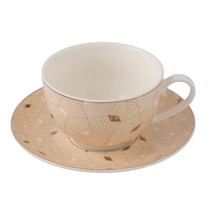 Чайная пара фарфоровая 230 мл Nadoba Mari Gold 1034₽