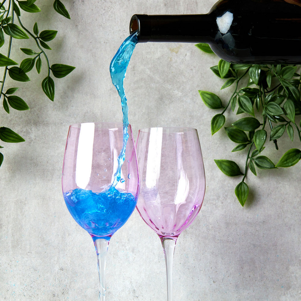 Набор бокалов для белого вина 2 шт. 385 мл Le Stelle Monalisa розовый Le Stelle CKH-999 - фото 3