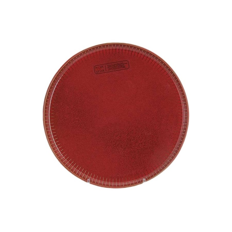 Тарелка обеденная 28 см Home & Style Comet красный тарелка обеденная стекло 25 см круглая идиллия лондон топаз 2 luminarc q1313 синяя