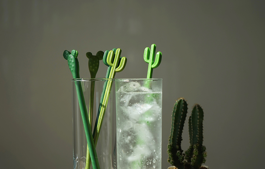 Набор палочек для размешивания коктейля cactus Qualy DMH-QL10286-GN - фото 2