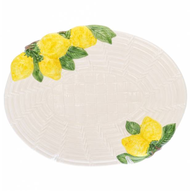 Блюдо овальное 30 х 28 см Annaluma Лимоны 5890₽