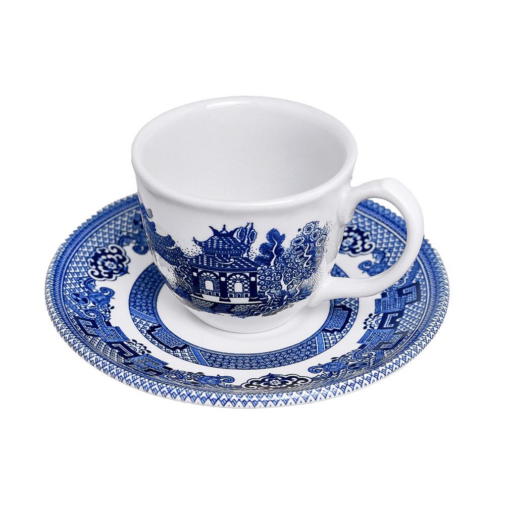 Чашка для эспрессо 90 мл Grace by Tudor England с блюдцем Blue Willow Grace by Tudor England DMH-GR06_90ES - фото 2