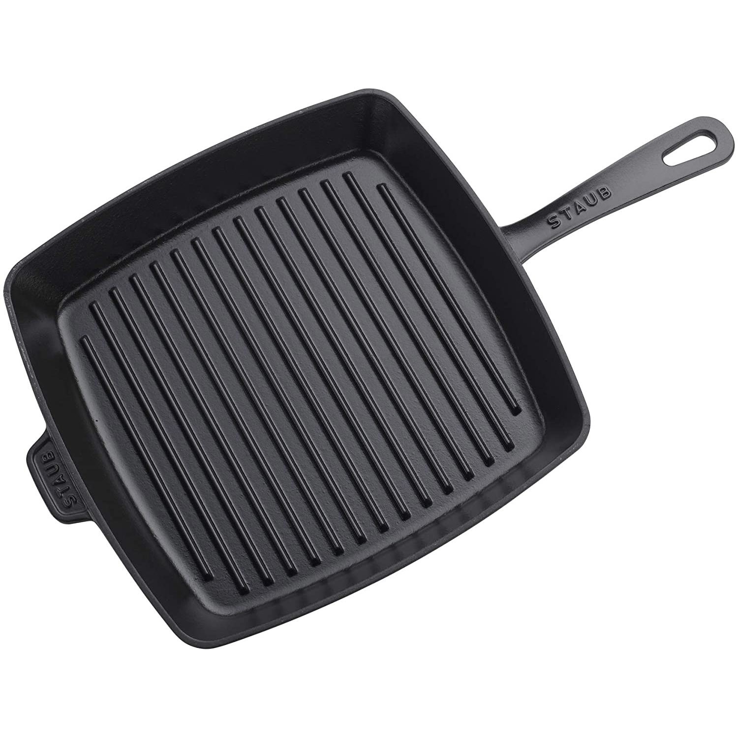 Сковорода-гриль чугунная квадратная Staub 30 см черная от CookHouse