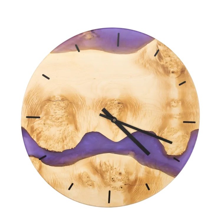 Часы настенные Мастерская Клименко Каньон лаванда