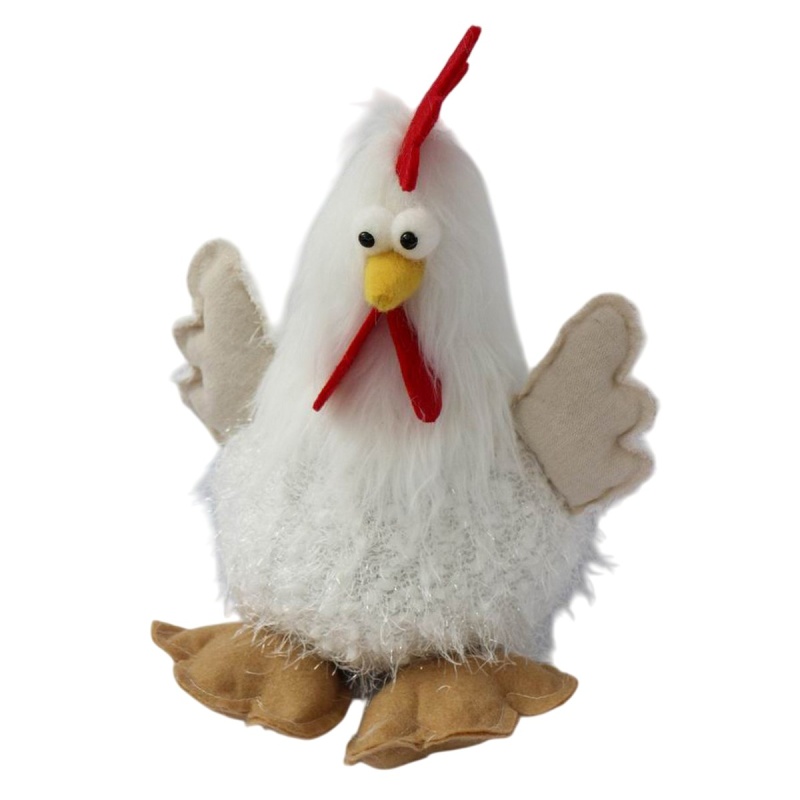 Сувенир 30 х 23 х 20 см Азалия Петух белый