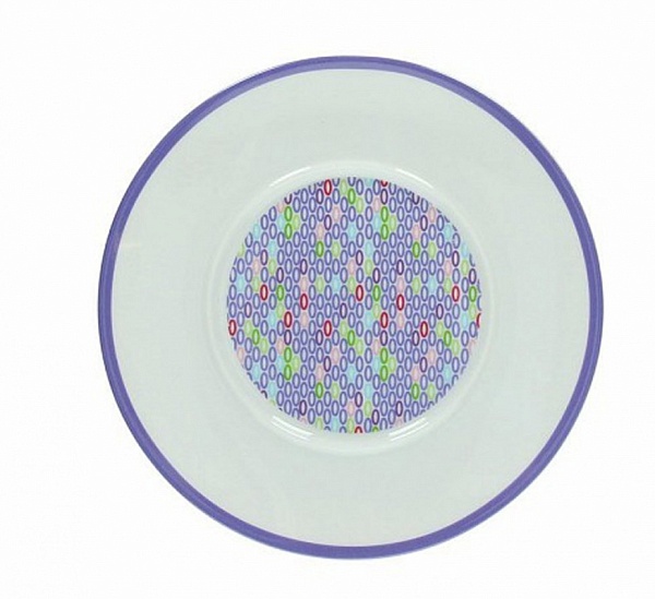 Тарелка десертная 21 см Tognana Art Mania Violet фарфор