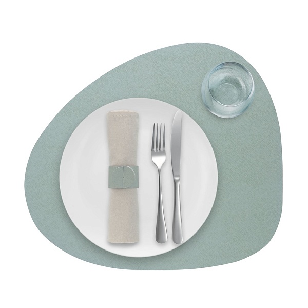 Салфетка подстановочная фигурная 37 х 44 см Skinnatur icy grey