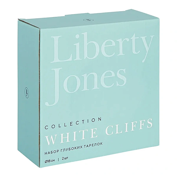 Набор тарелок глубоких 2шт Ø18 см, 750 мл White Cliffs