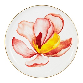 Тарелка десертная 19 см Anna Lafarg Emily Flowers Magnolia