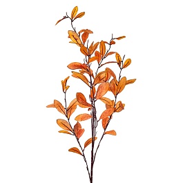 Ветка с листьями 110 см Азалия желтая