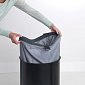 Бак для белья 60 л Brabantia чёрный матовый