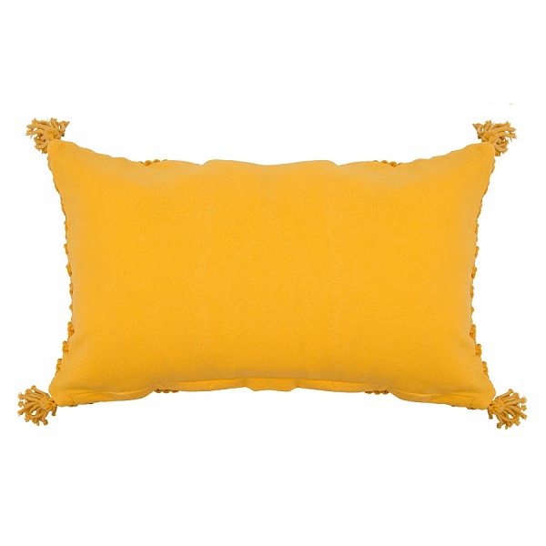 Чехол на подушку макраме 35 х 60 см Tkano Ethnic горчичный