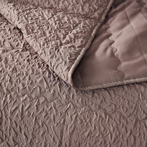 Комплект из покрывала и наволочки 160 х 220 см Sofi de Marko Надин мокко