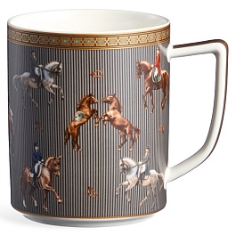 Кружка 560 мл Lefard Horse Club серая